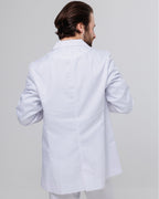 Men's White Long-Sleeve Lab Coat