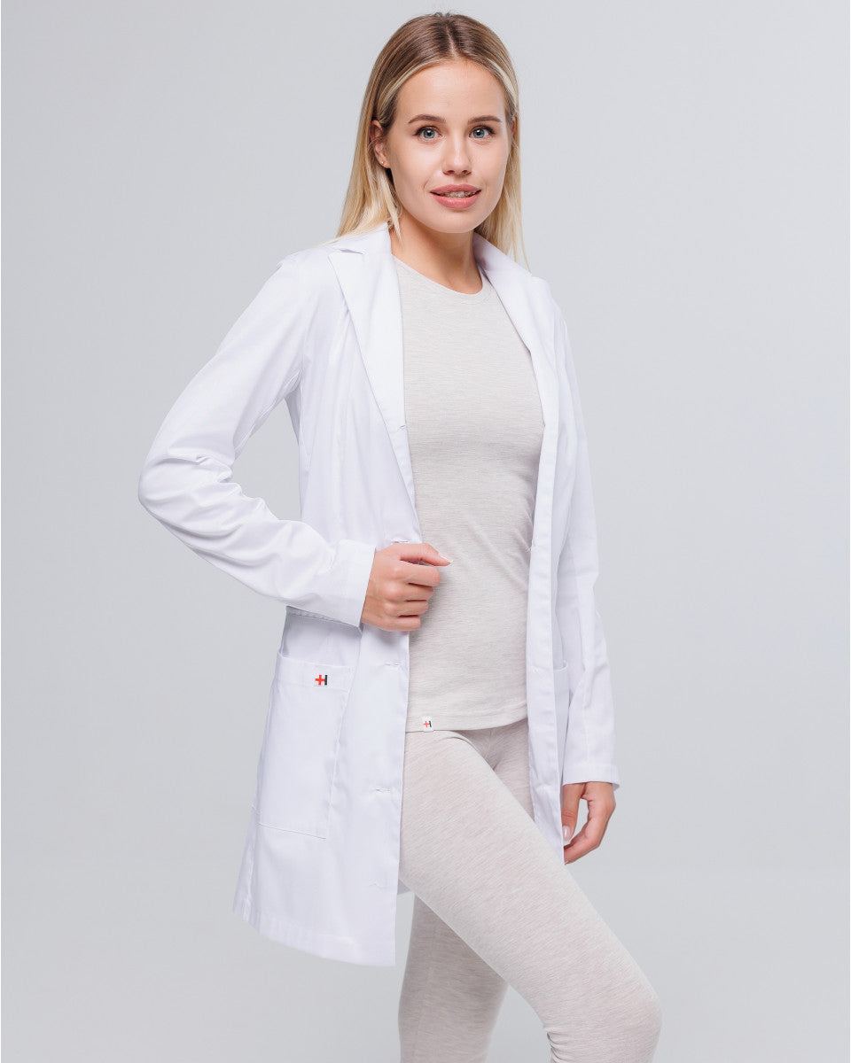 Women's White Lab Coat Strict