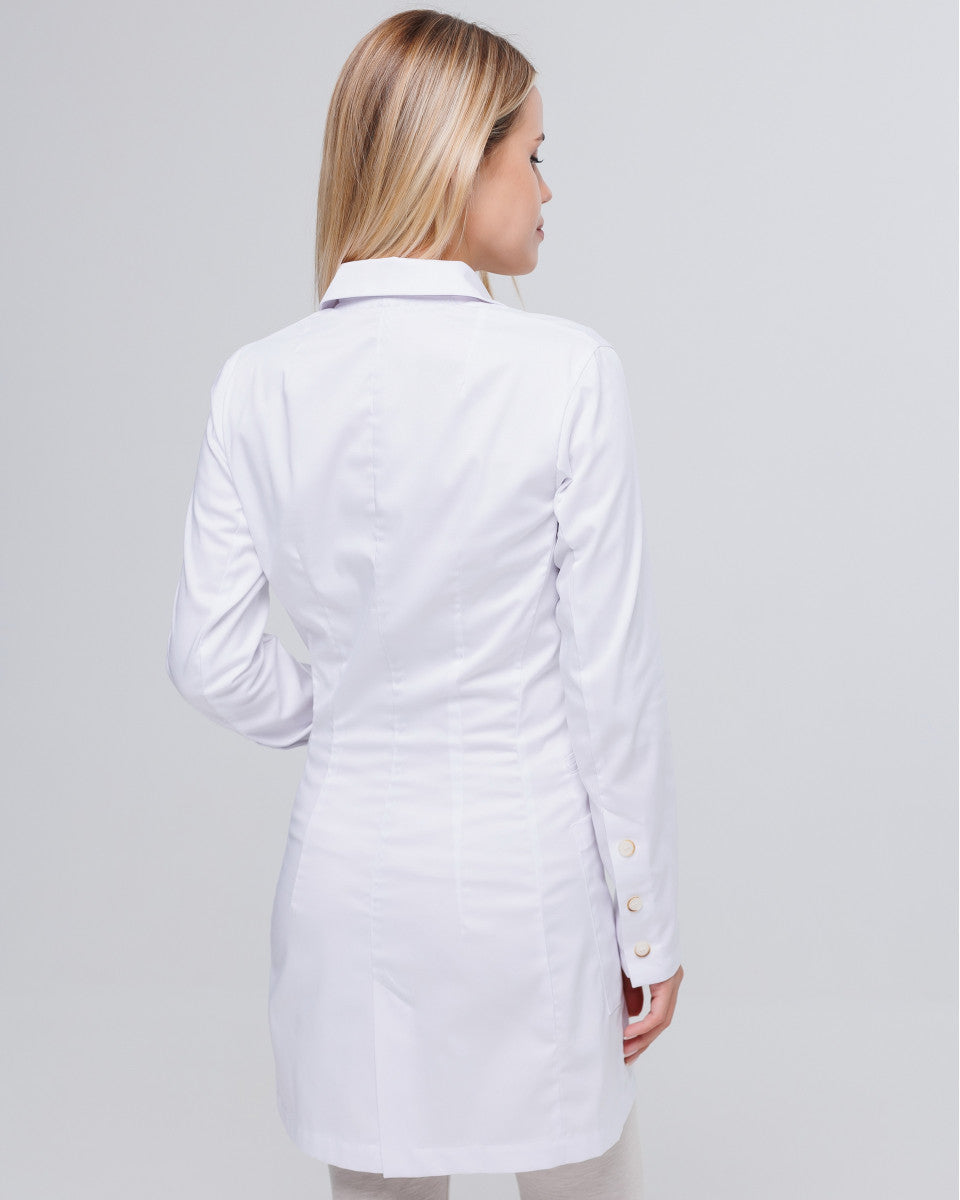 Women's White Lab Coat Strict
