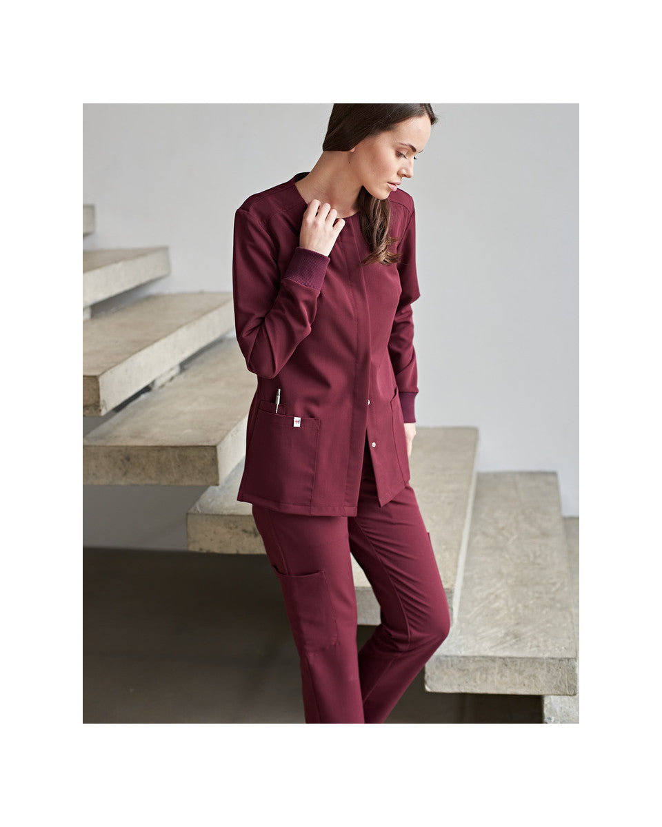 Women's Medical Jacket Bordo